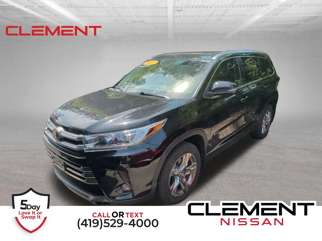 Black 2017 Toyota Highlander Limited Platinum for sale in Mansfield, OH
