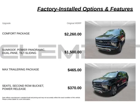 More photos of 2025 Chevrolet Tahoe Z71 at Clement Nissan of Mansfield, OH