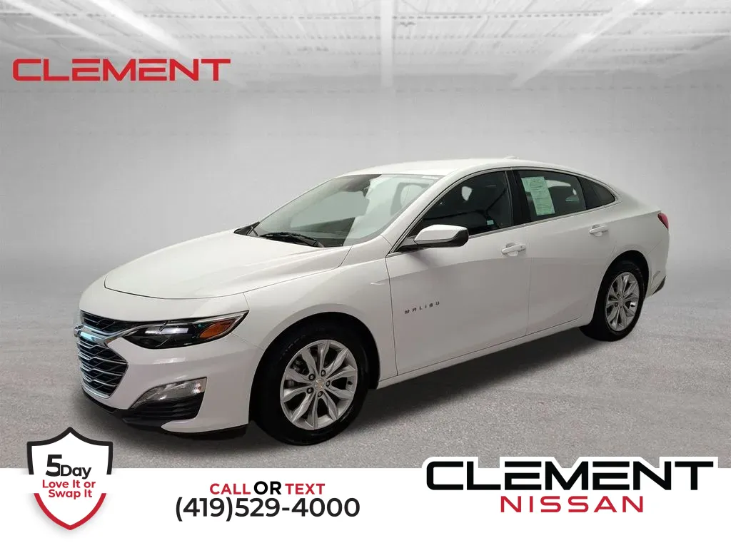 White 2024 Chevrolet Malibu LT for sale in Mansfield, OH