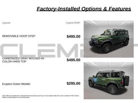 More photos of 2024 Ford Bronco Everglades at Clement Nissan of Mansfield, OH