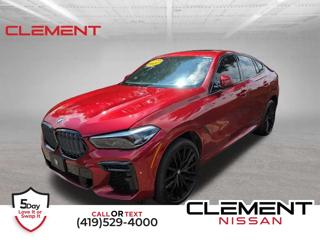 Red 2022 BMW X6 M50i for sale in Mansfield, OH