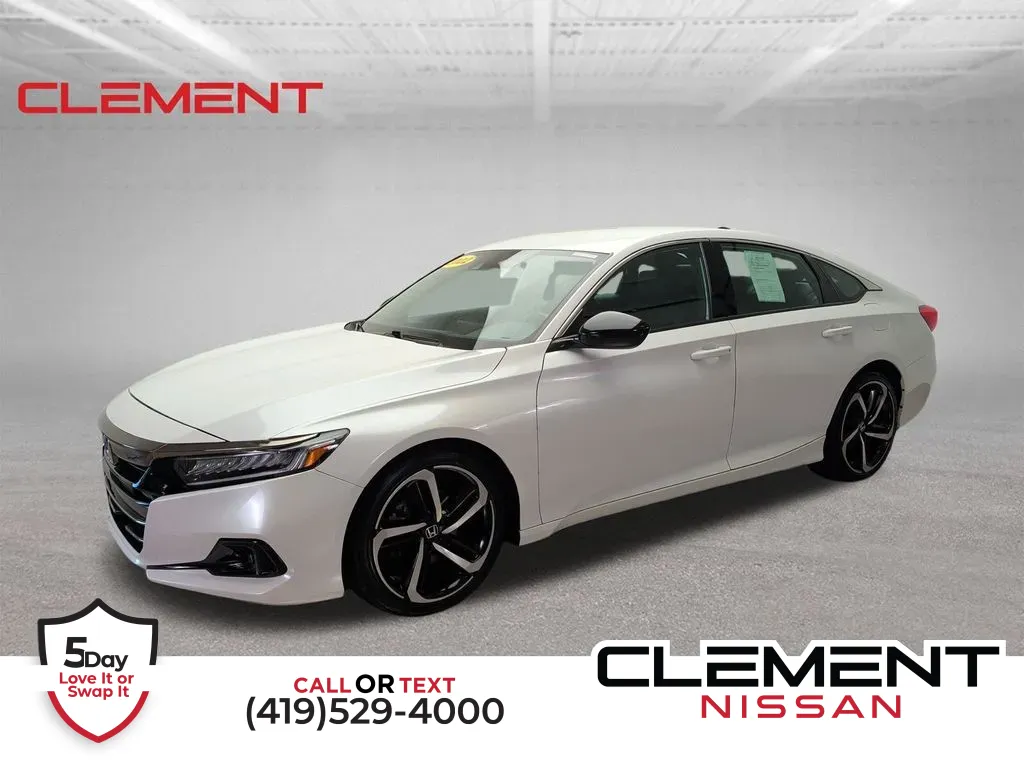 White 2022 Honda Accord Sport for sale in Mansfield, OH