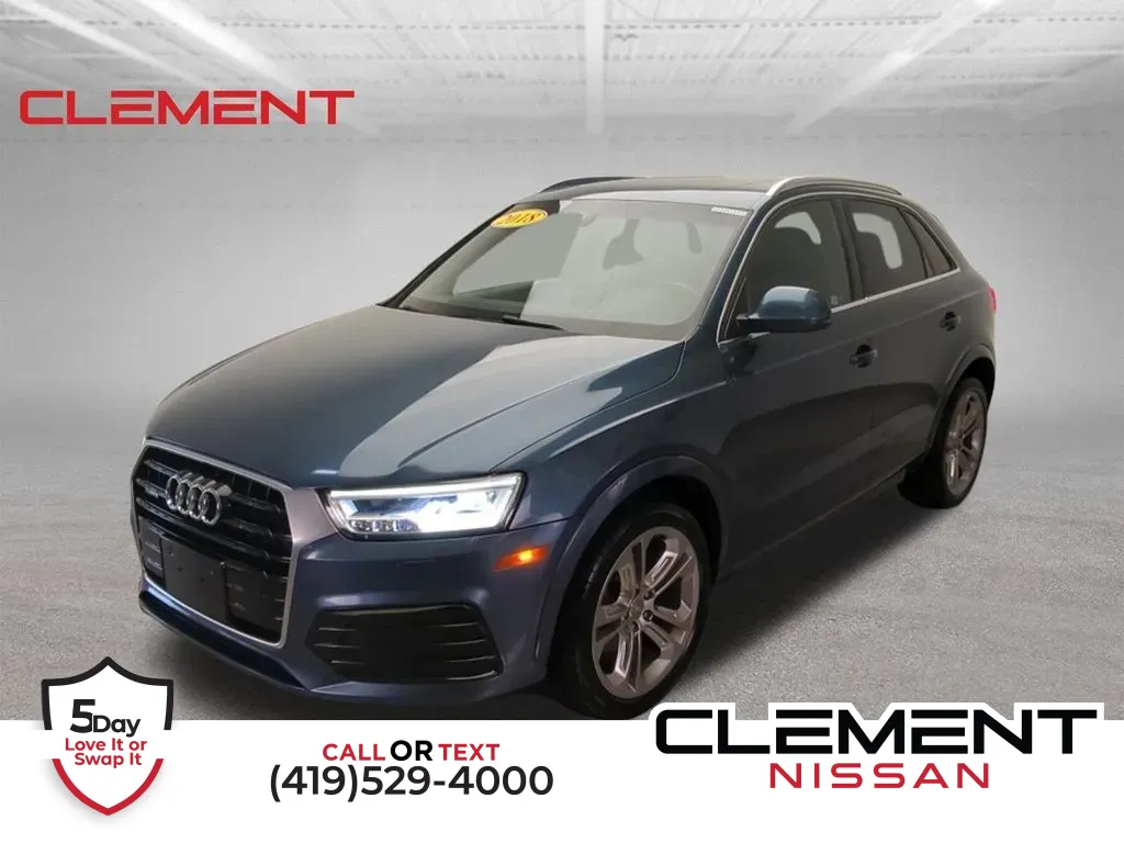 Blue 2018 Audi Q3 2.0T Premium Plus for sale in Mansfield, OH