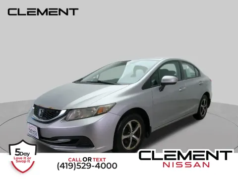 Silver 2015 Honda Civic SE for sale in Mansfield, OH