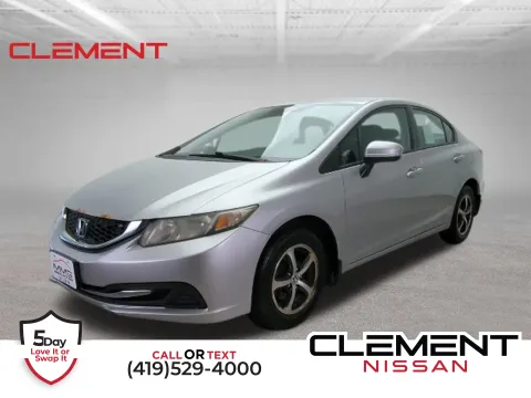 Silver 2015 Honda Civic SE for sale in Mansfield, OH