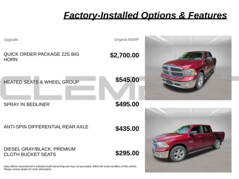 More photos of 2017 Ram 1500 Big Horn at Clement Nissan of Mansfield, OH
