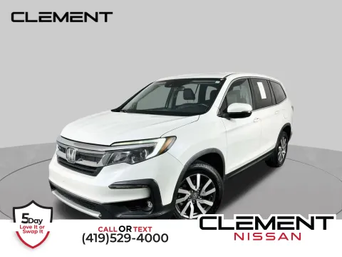White 2021 Honda Pilot EX-L for sale in Mansfield, OH