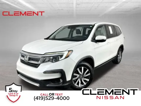 White 2021 Honda Pilot EX-L for sale in Mansfield, OH
