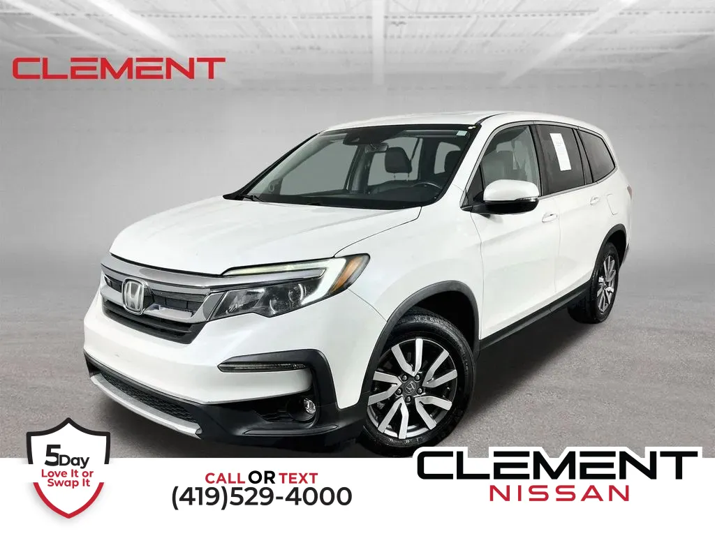 White 2021 Honda Pilot EX-L for sale in Mansfield, OH
