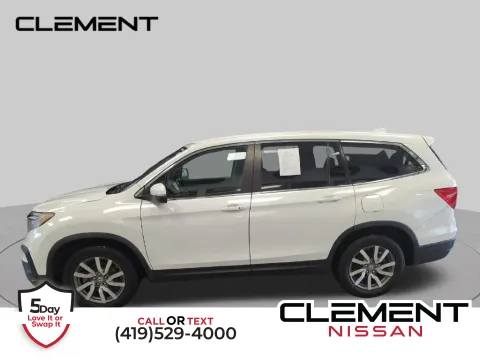 White 2021 Honda Pilot EX-L for sale in Mansfield, OH