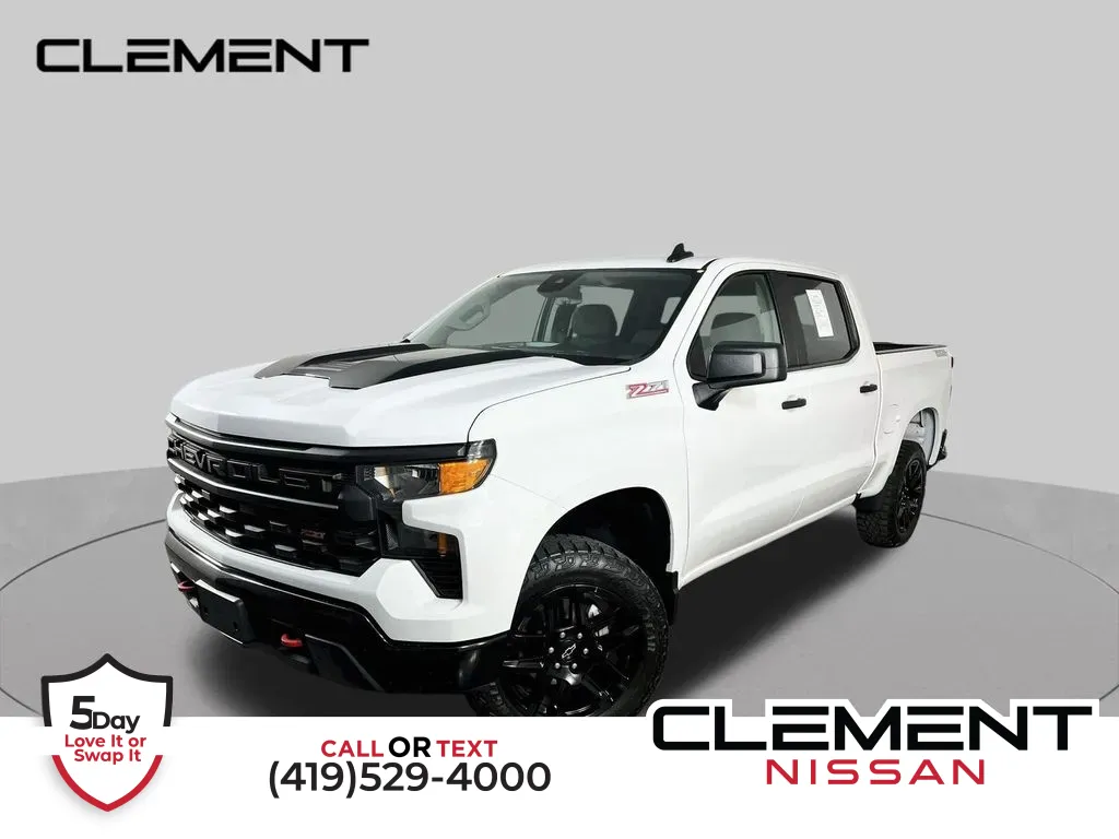 White 2025 Chevrolet Silverado 1500 Custom Trail Boss for sale in Mansfield, OH