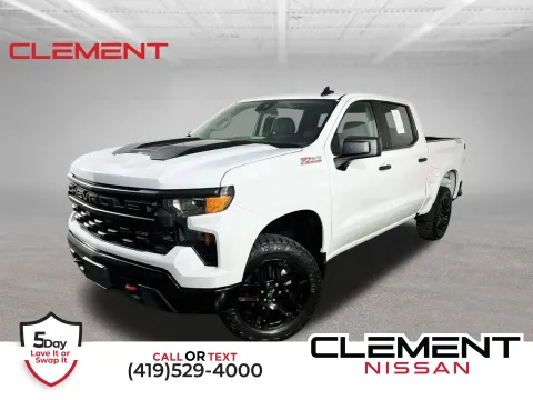 White 2025 Chevrolet Silverado 1500 Custom Trail Boss for sale in Mansfield, OH