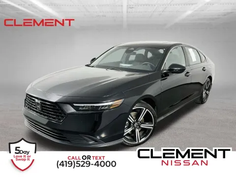 Black 2024 Honda Accord Hybrid Sport for sale in Mansfield, OH