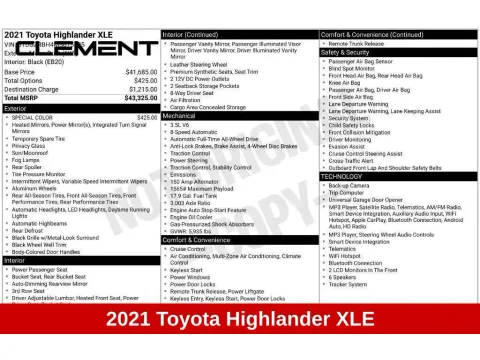 More photos of 2021 Toyota Highlander XLE at Clement Nissan of Mansfield, OH