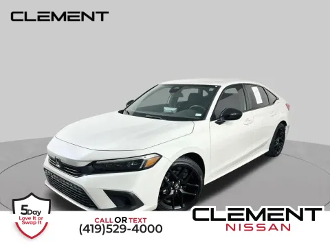 White 2022 Honda Civic Sport for sale in Mansfield, OH