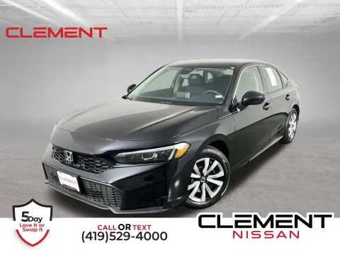 Black 2026 Honda Civic LX for sale in Mansfield, OH