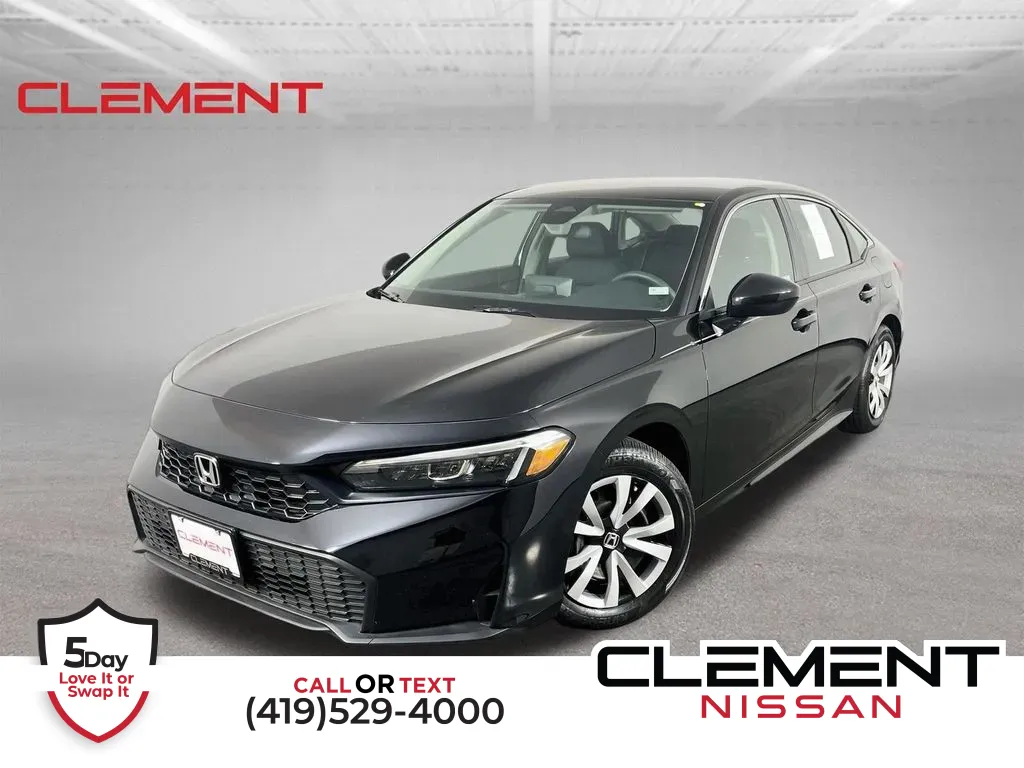 Black 2026 Honda Civic LX for sale in Mansfield, OH