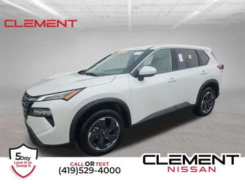 White 2025 Nissan Rogue SV for sale in Mansfield, OH