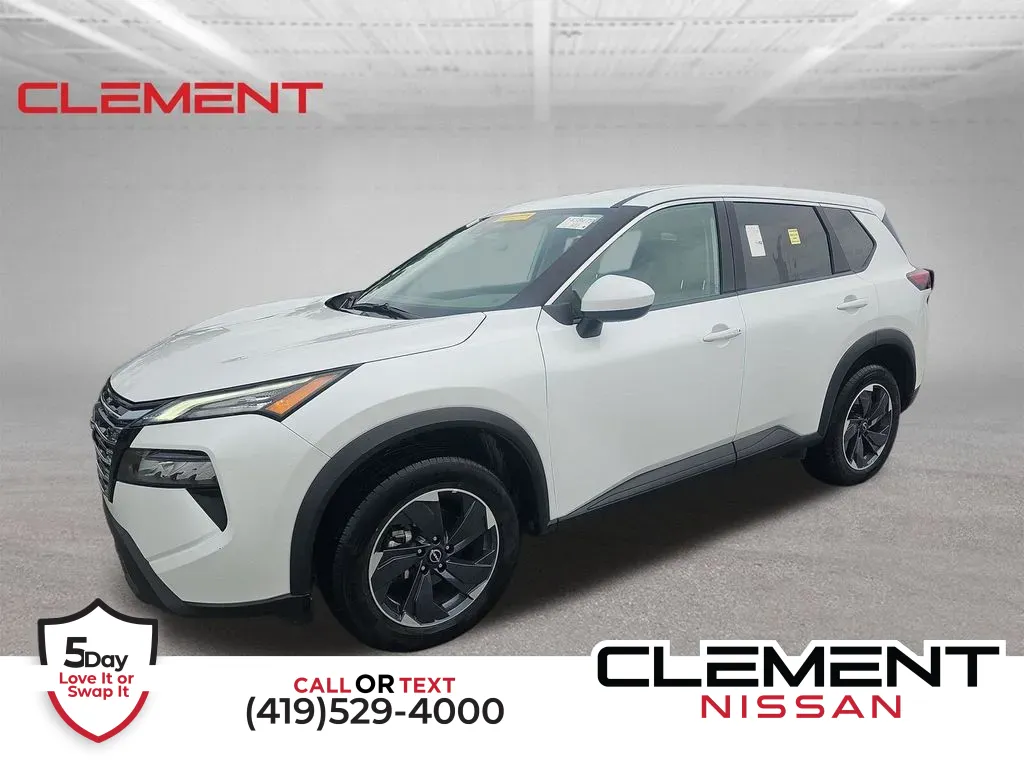 White 2025 Nissan Rogue SV for sale in Mansfield, OH
