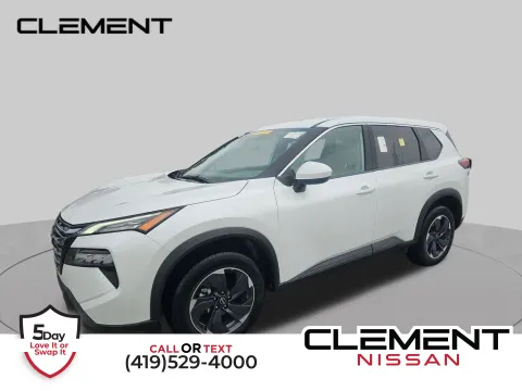White 2025 Nissan Rogue SV for sale in Mansfield, OH