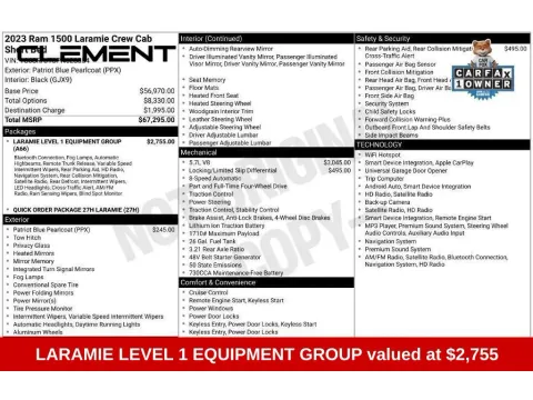 More photos of 2023 Ram 1500 Laramie at Clement Nissan of Mansfield, OH