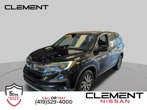 Black 2021 Honda Pilot EX-L for sale in Mansfield, OH