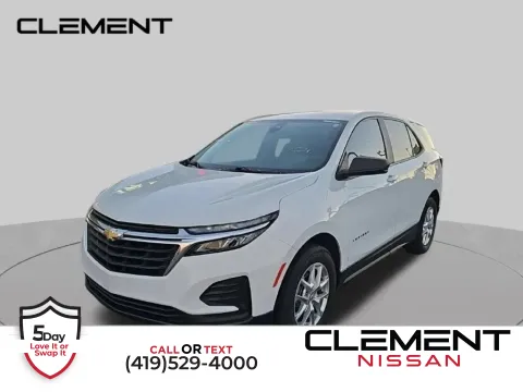 White 2022 Chevrolet Equinox LS for sale in Mansfield, OH