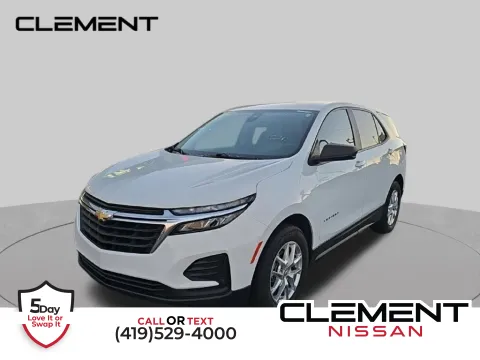White 2022 Chevrolet Equinox LS for sale in Mansfield, OH