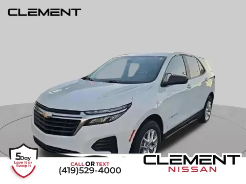 White 2022 Chevrolet Equinox LS for sale in Mansfield, OH