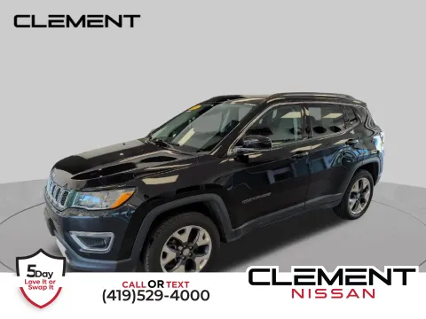 Black 2020 Jeep Compass Limited for sale in Mansfield, OH