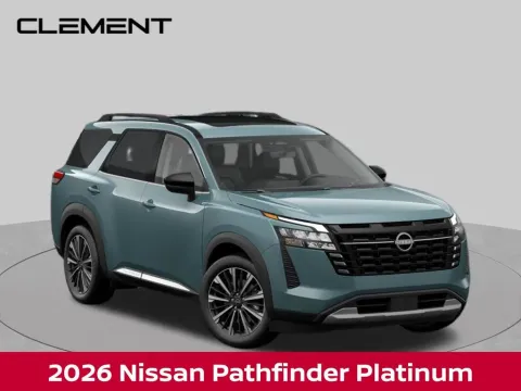 Another view of 2026 Nissan Pathfinder Platinum for sale in Mansfield, OH at Clement Nissan of Mansfield