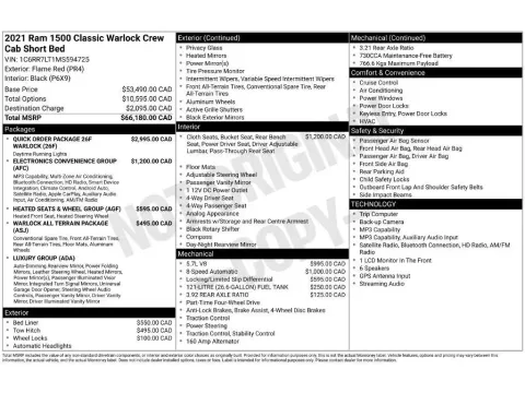 Photos of 2021 Ram 1500 Classic Warlock for sale in Mansfield, OH at Clement Nissan of Mansfield