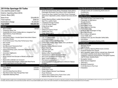 Photos of 2019 Kia Sportage SX for sale in Mansfield, OH at Clement Nissan of Mansfield