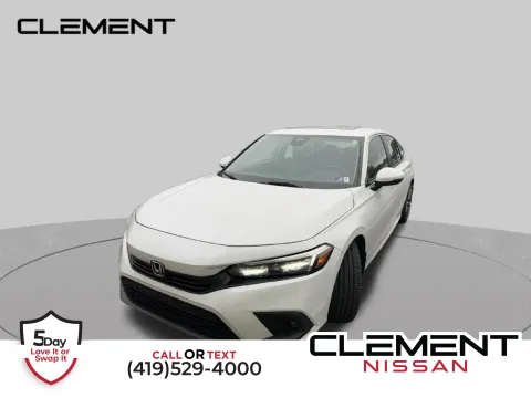 White 2024 Honda Civic Touring for sale in Mansfield, OH