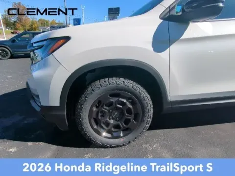 Photos of 2026 Honda Ridgeline TrailSport+ for sale in Mansfield, OH at Clement Honda of Mansfield