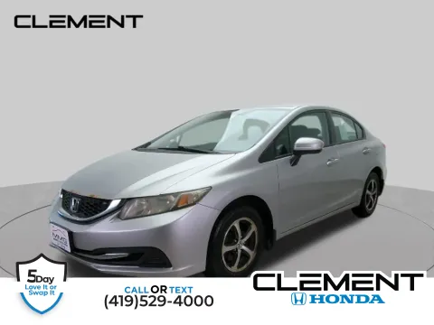 Silver 2015 Honda Civic SE for sale in Mansfield, OH