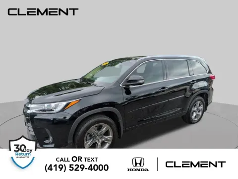 Black 2017 Toyota Highlander Limited Platinum for sale in Mansfield, OH