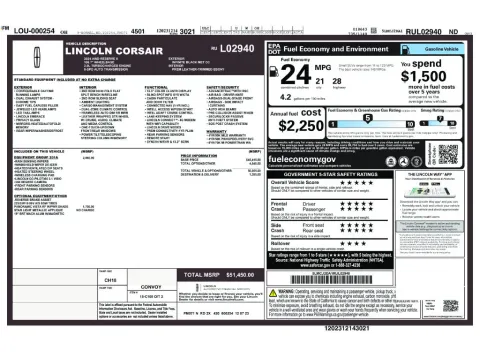 Photos of 2024 Lincoln Corsair Reserve for sale in Mansfield, OH at Clement Honda of Mansfield
