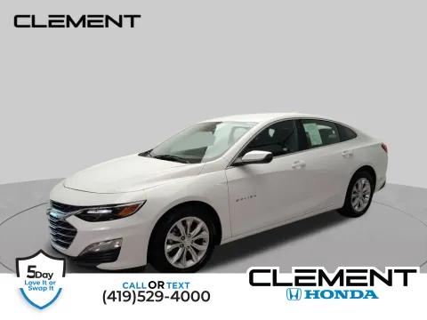 White 2024 Chevrolet Malibu LT for sale in Mansfield, OH