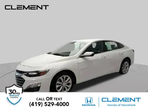 White 2024 Chevrolet Malibu LT for sale in Mansfield, OH