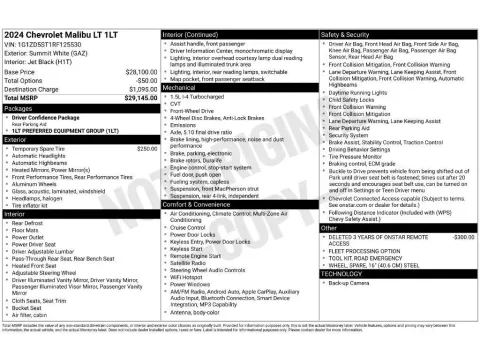 Photos of 2024 Chevrolet Malibu LT for sale in Mansfield, OH at Clement Honda of Mansfield