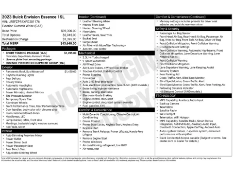 Photos of 2023 Buick Envision Essence for sale in Mansfield, OH at Clement Honda of Mansfield