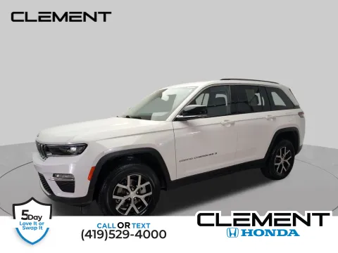 White 2023 Jeep Grand Cherokee Limited for sale in Mansfield, OH