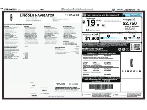 Photos of 2018 Lincoln Navigator Select for sale in Mansfield, OH at Clement Honda of Mansfield