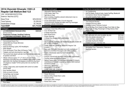 More photos of 2016 Chevrolet Silverado 1500 LS at Clement Honda of Mansfield, OH