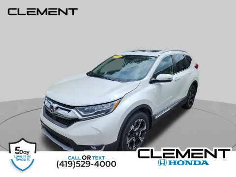 White 2018 Honda CR-V Touring for sale in Mansfield, OH