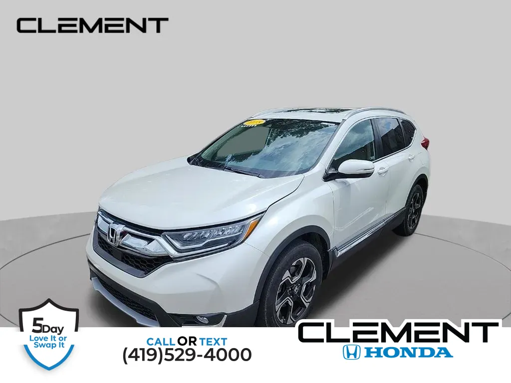 White 2018 Honda CR-V Touring for sale in Mansfield, OH