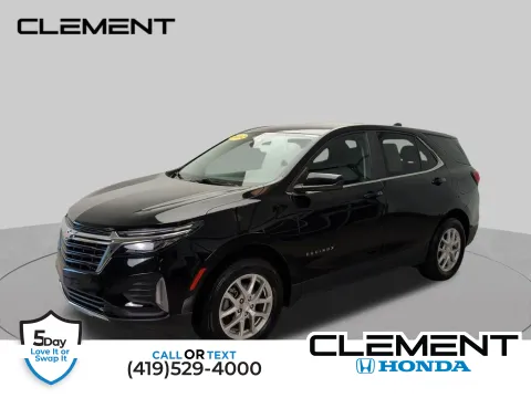 Black 2022 Chevrolet Equinox LT for sale in Mansfield, OH