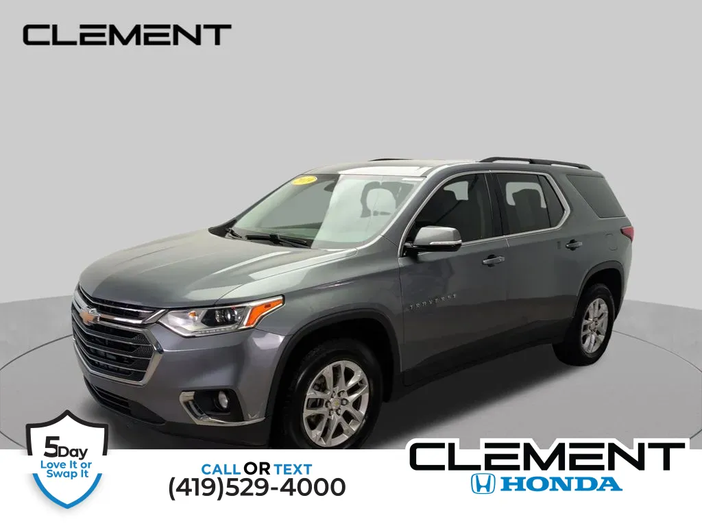 Gray 2019 Chevrolet Traverse LT for sale in Mansfield, OH