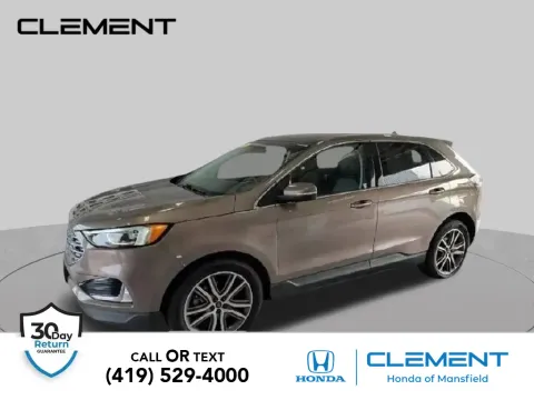 Gray 2019 Ford Edge Titanium for sale in Mansfield, OH